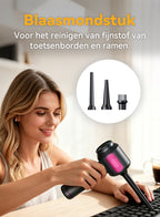 Norexo Handstofzuiger close-up van opblaasmondstuk