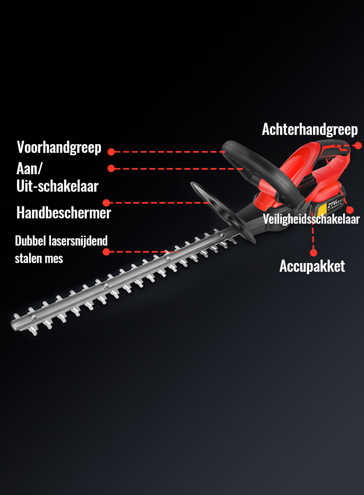 Norexo Heggenschaar detailopname