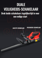 Norexo Heggenschaar motorbehuizing close-up