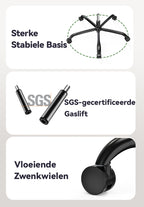 Norexo Bureaustoel wiel close-up
