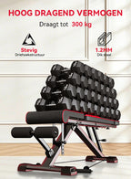 Norexo Fitnessbank close-up van standenverstelling