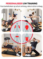 Norexo Fitnessbank close-up van bekleding