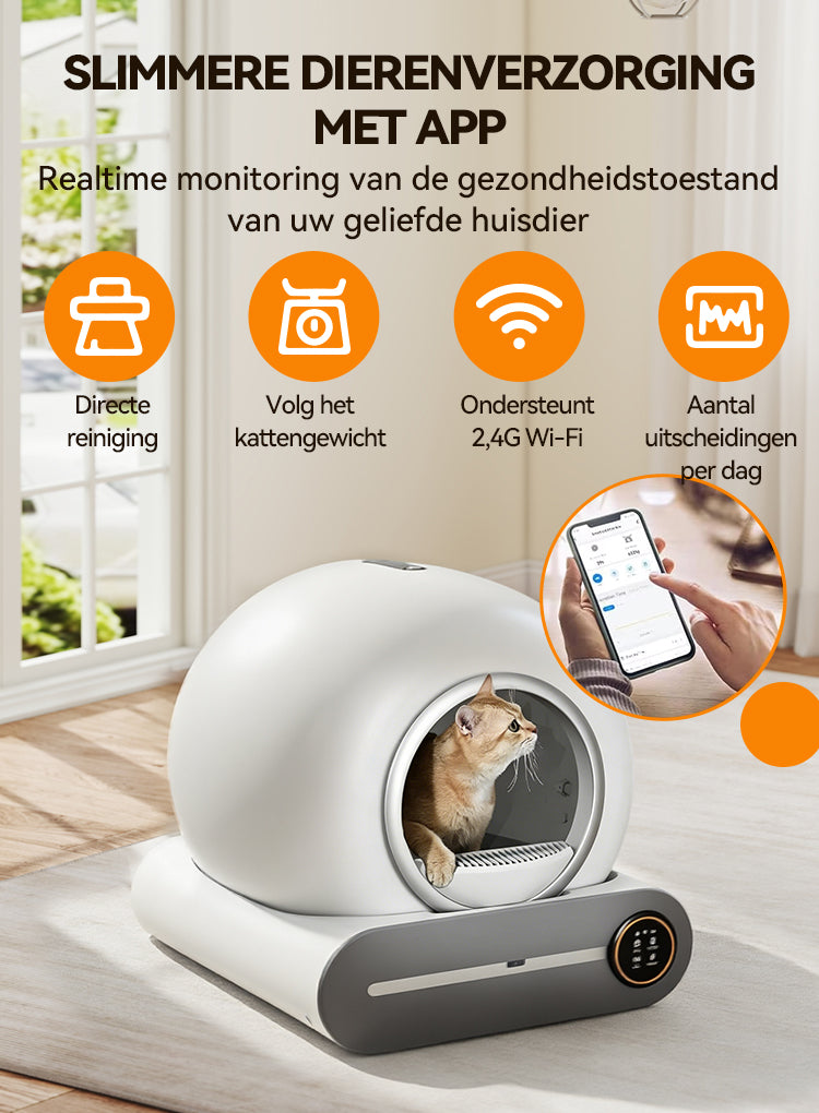 Norexo Kattenbak zeefsysteem close-up