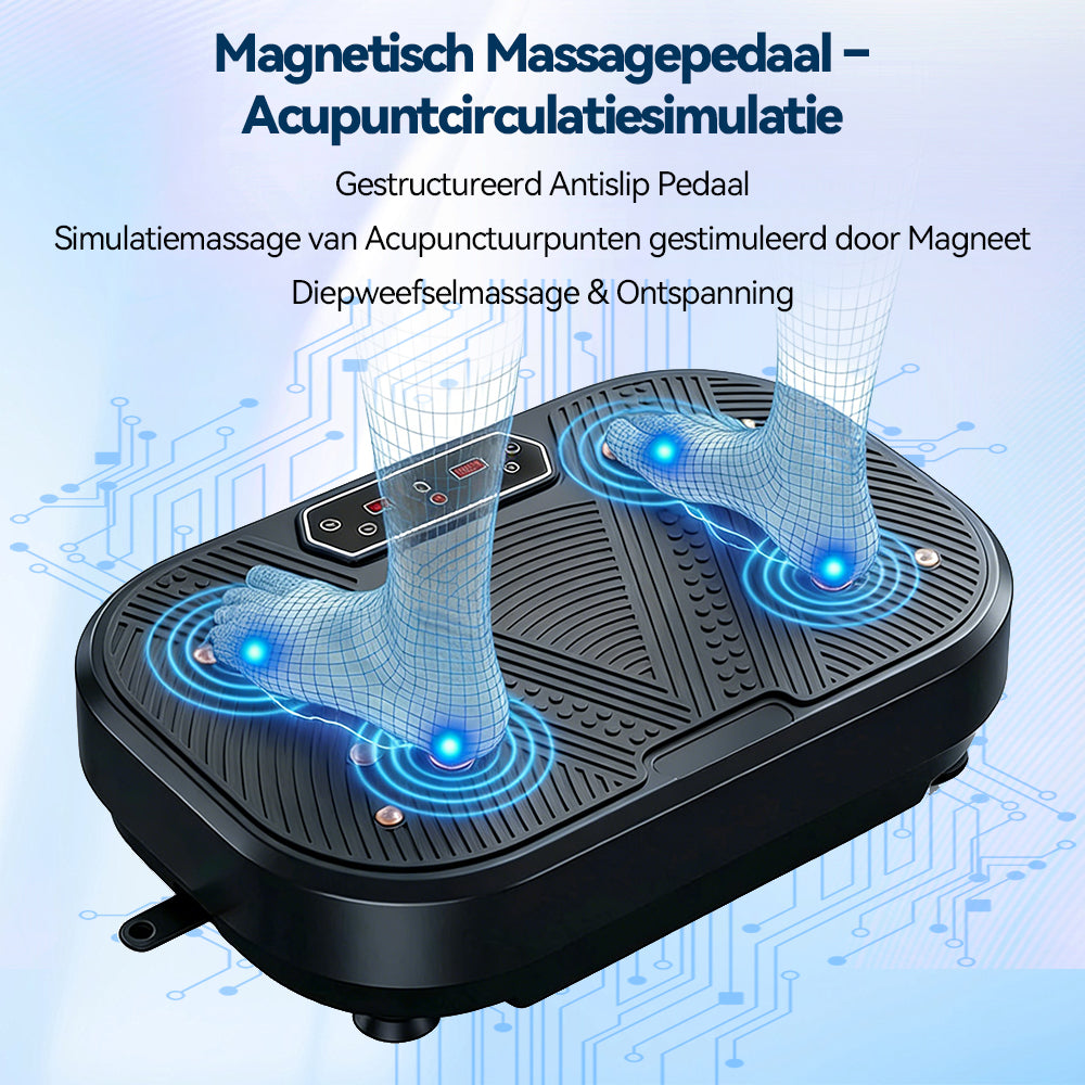Norexo Trilplaat magnetisch massageplatform voor voetzolen