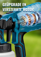 Norexo Verfspuit spuitfles close-up