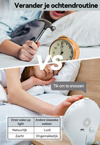Norexo Wake Up Light snoozeknop close-up