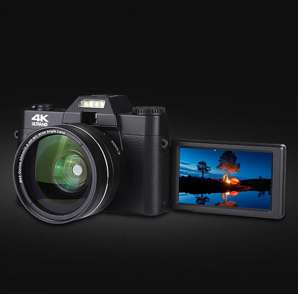 Norwiss Digitalkamera with a screen displaying a scenic image on a black background
