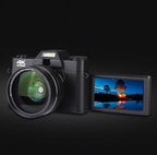 Norwiss Digitalkamera with a screen displaying a scenic image on a black background