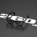 Schwarze Norwiss Smart Glasses auf dunkelgrauem Hintergrund mit „2600“-Branding
