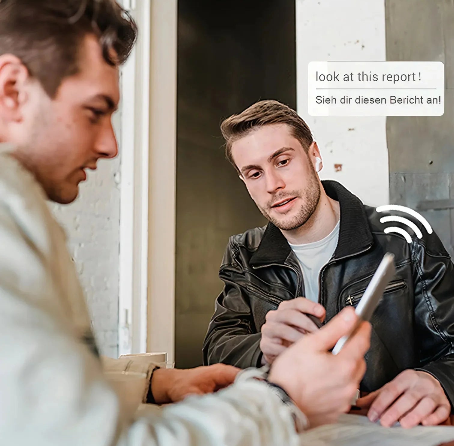 Norwiss Übersetzer Kopfhörer Lautsprechermodus