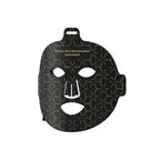 Schwarze Norwiss LED Gesichtsmaske mit geometrischem Muster auf weißem Hintergrund