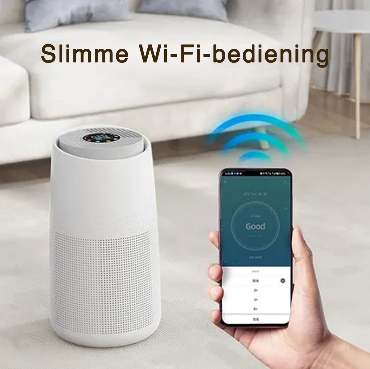 Veoair AirMax slimme luchtreiniger luchtreiniger met slimme bediening via de app