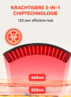 Norexo Red Therapy Light rood lichttherapie, mobiele weergave